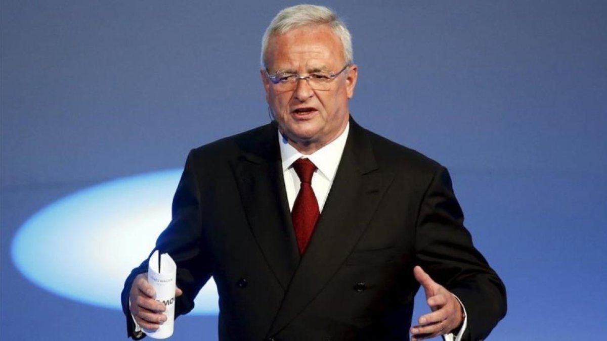 Martin Winterkorn, el máximo responsable de Volkswagen cuando estalló el 'diéselgate'.-KAI PFAFFENBACH