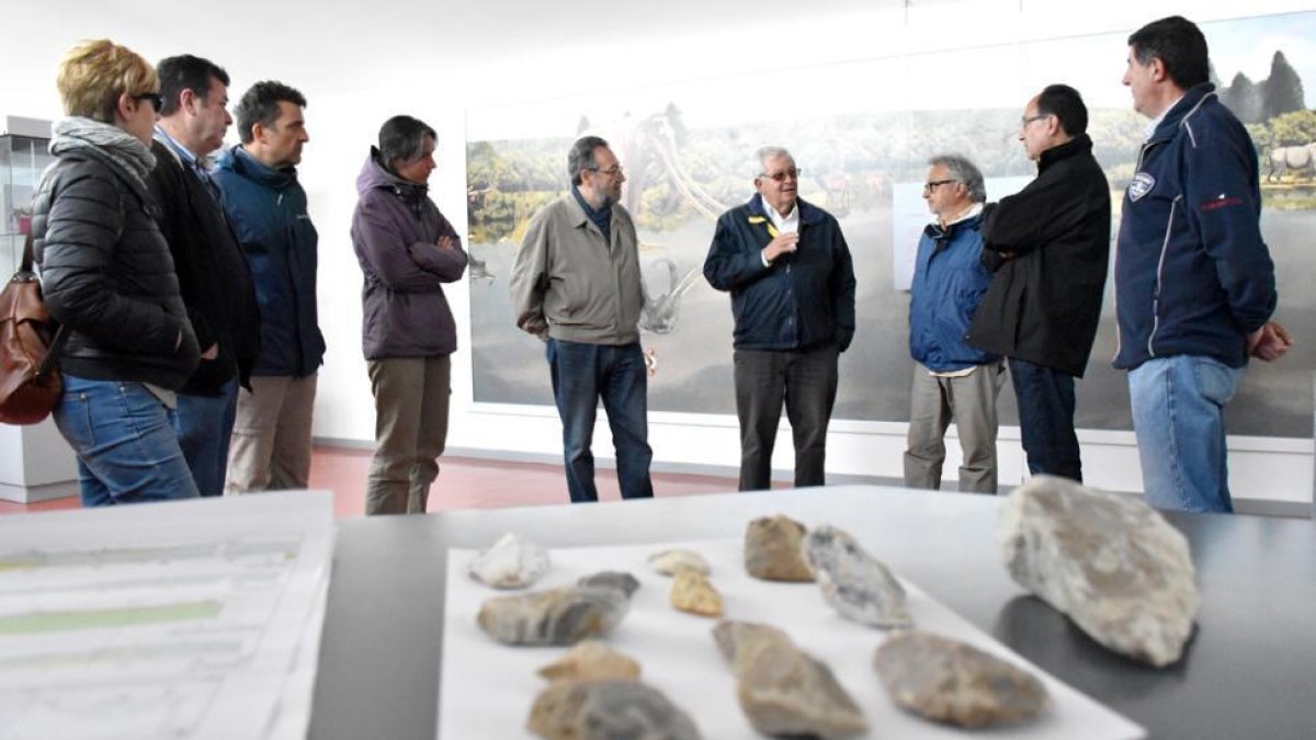 El delegado territorial de la Junta visita el yacimiento de Ambrona.-Junta de Castilla y León