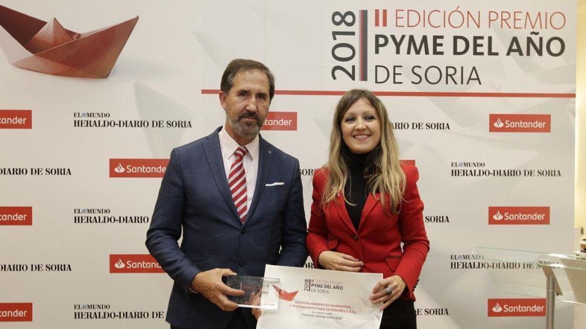 Entrega del premio a Amatex-Luis Ángel Tejedor