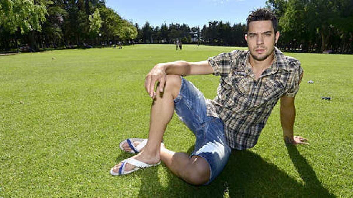 Mario en el parque de La Dehesa. / A. Martínez-