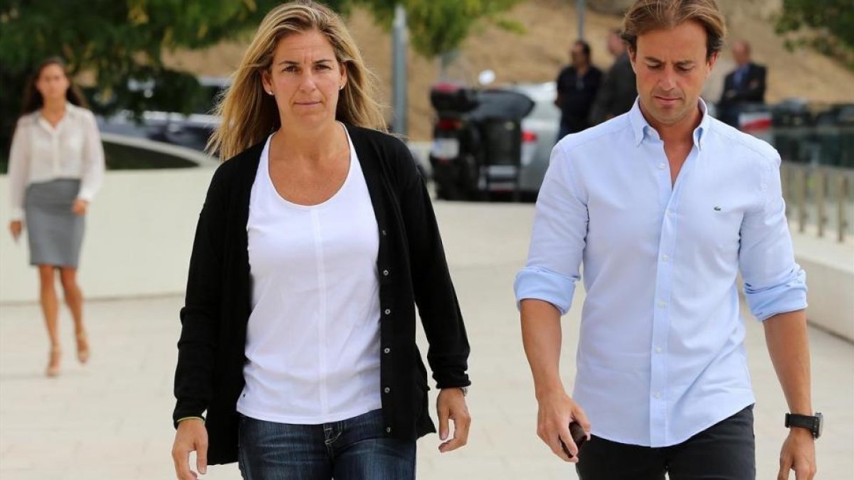 Arantxa y Josep Santacana, en el 2013.-RICARD CUGAT