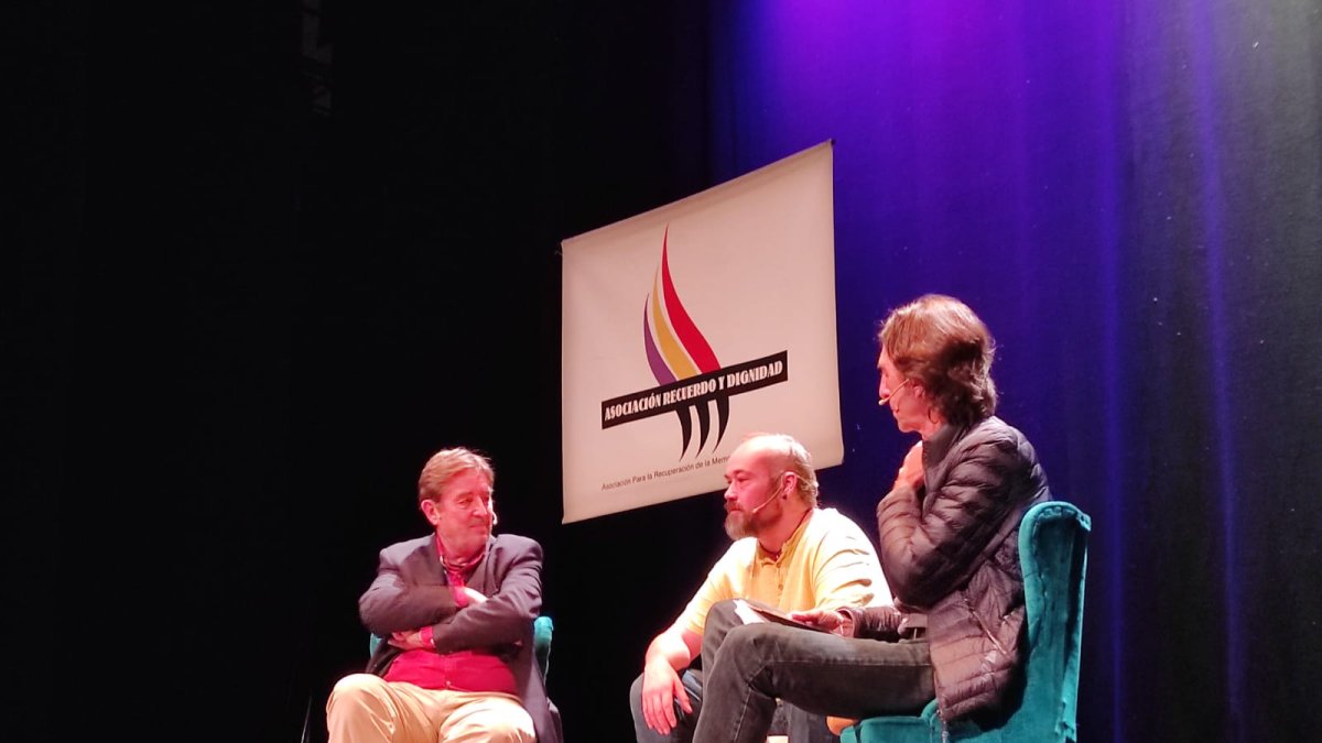 Debate de apertura de la Semana de la Memoria Histórica de Soria. ANA HERNANDO