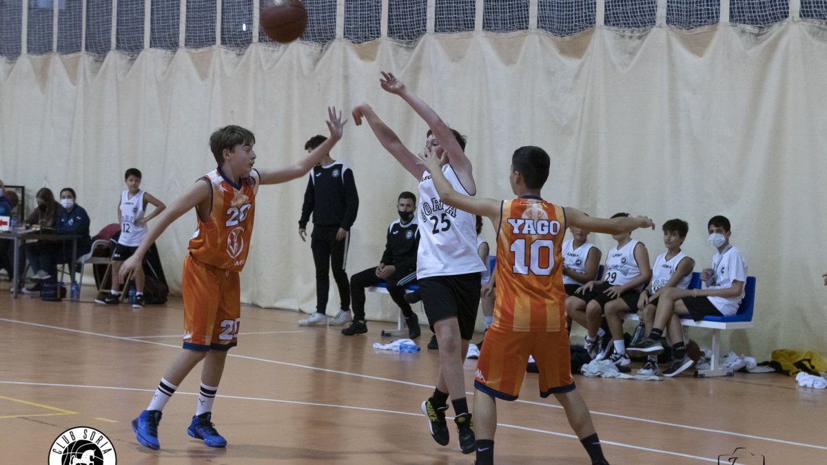 El Infantil B es el equipo más inexperto de todos los del Club Soria Baloncesto. HDS