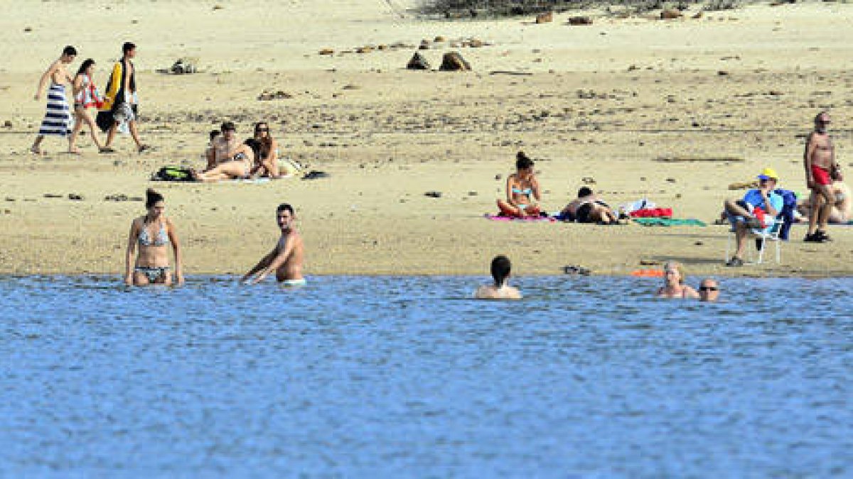 La playa Pita, en una imagen de archivo. / ÁLVARO MARTÍNEZ-