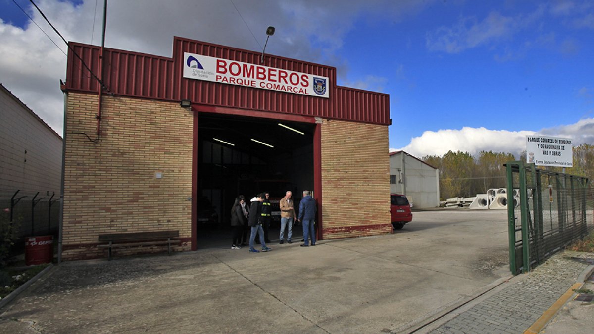 Parque comarcal de bomberos de la Ribera.-MARIO TEJEDOR