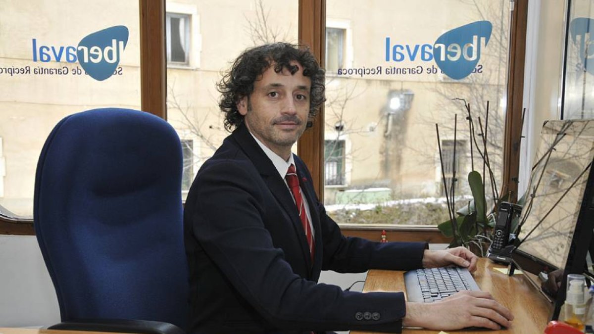 Rubén Moreno, delegado de Iberaval en Soria.-VALENTÍN GUISANDE