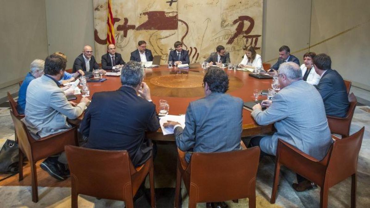 Reunión del Consell Executiu de este martes.-FERRAN SENDRA