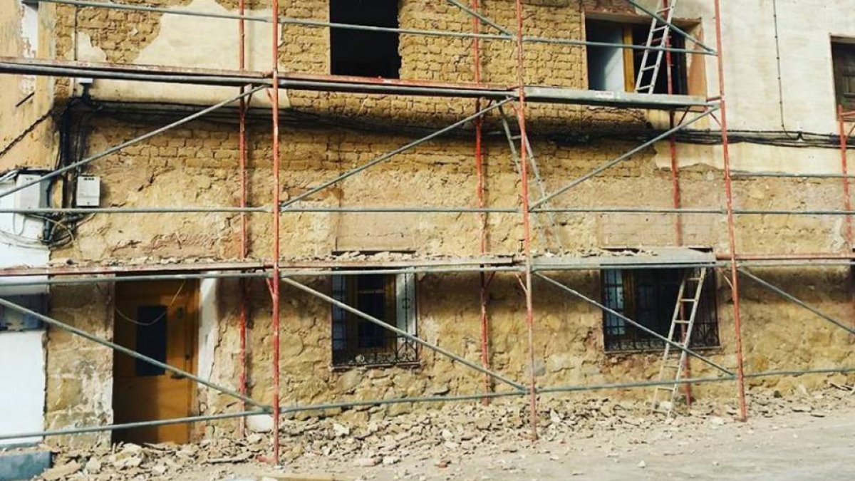 Estado en el que se encuentran las obras, iniciadas hace unos días.-HDS