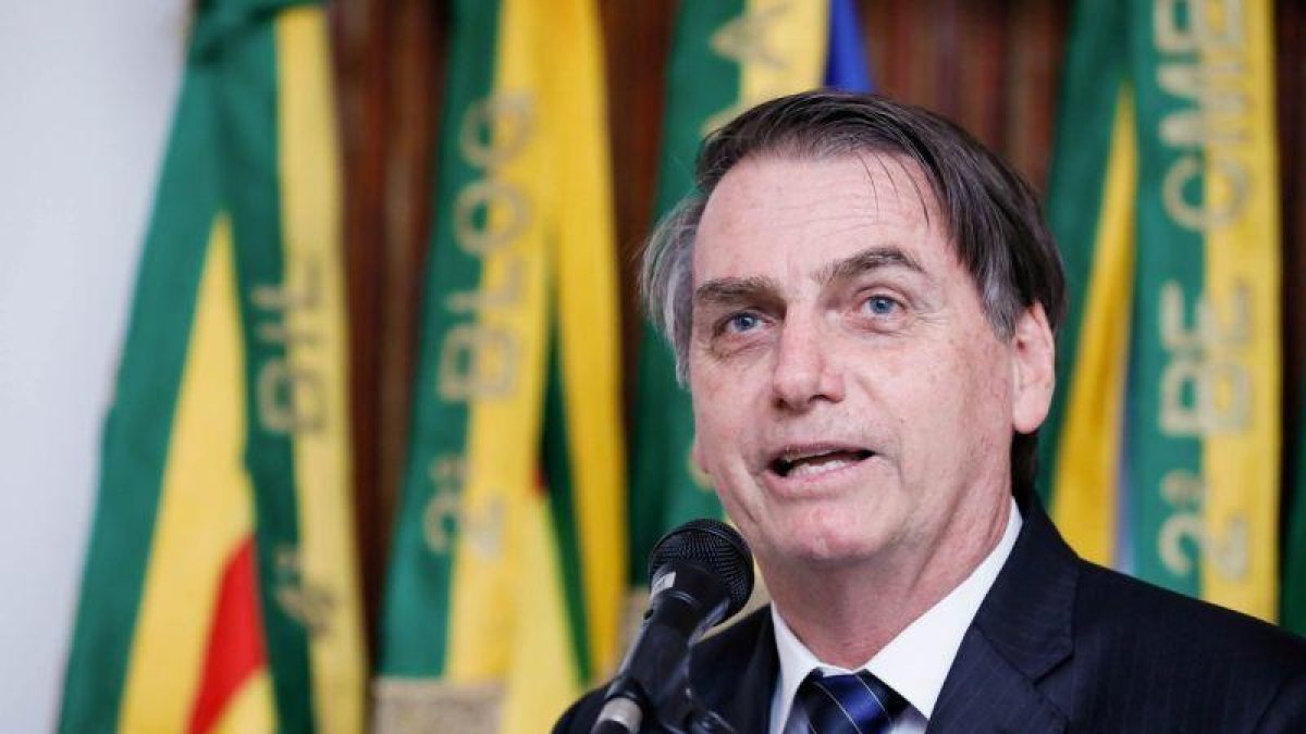 El presidente de Brasil, Jair Bolsonaro en conferencia de prensa.-EFE / PRESIDENCIA DE BRASIL