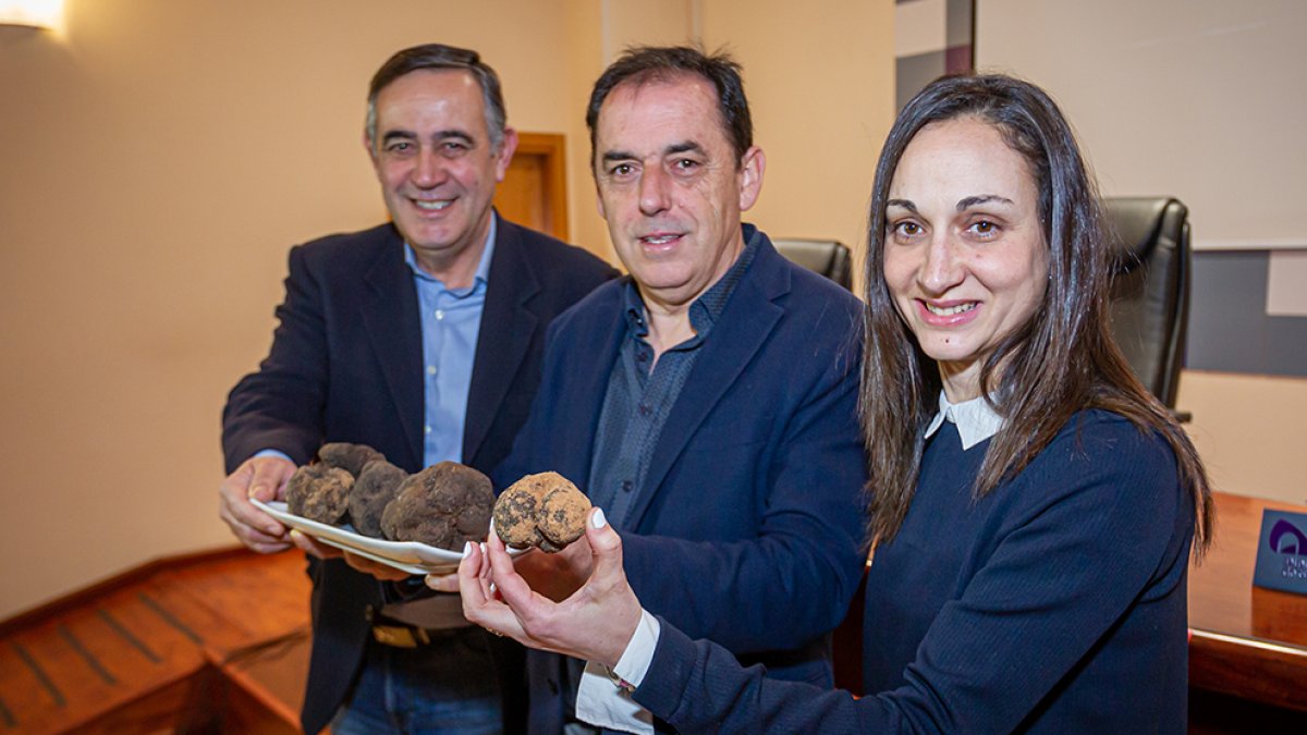 Presentación de las Jornadas de la trufa de Abejar (Soria). MARIO TEJEDOR