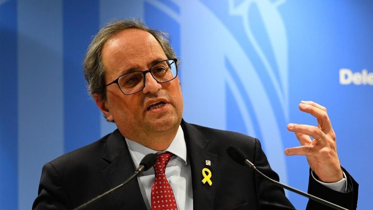 El president de la Generalitat, Quim Torra.-AFP