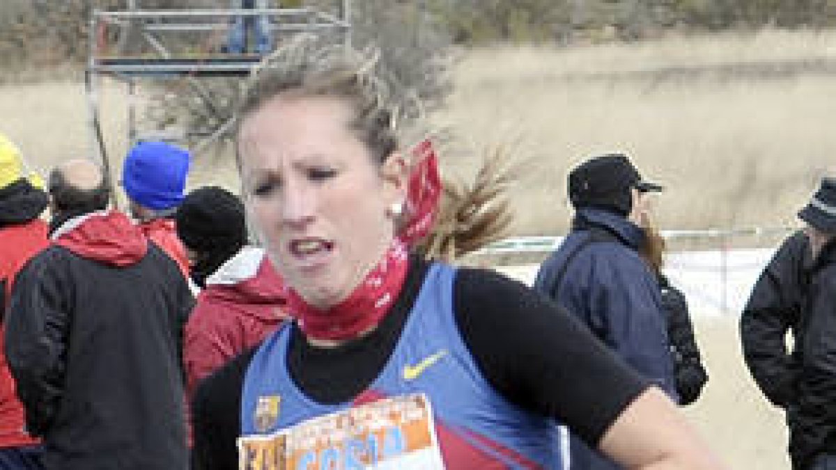 Estela Navascués fue la mejor española durante el pasado Cross de Soria. / ÚRSULA SIERRA-