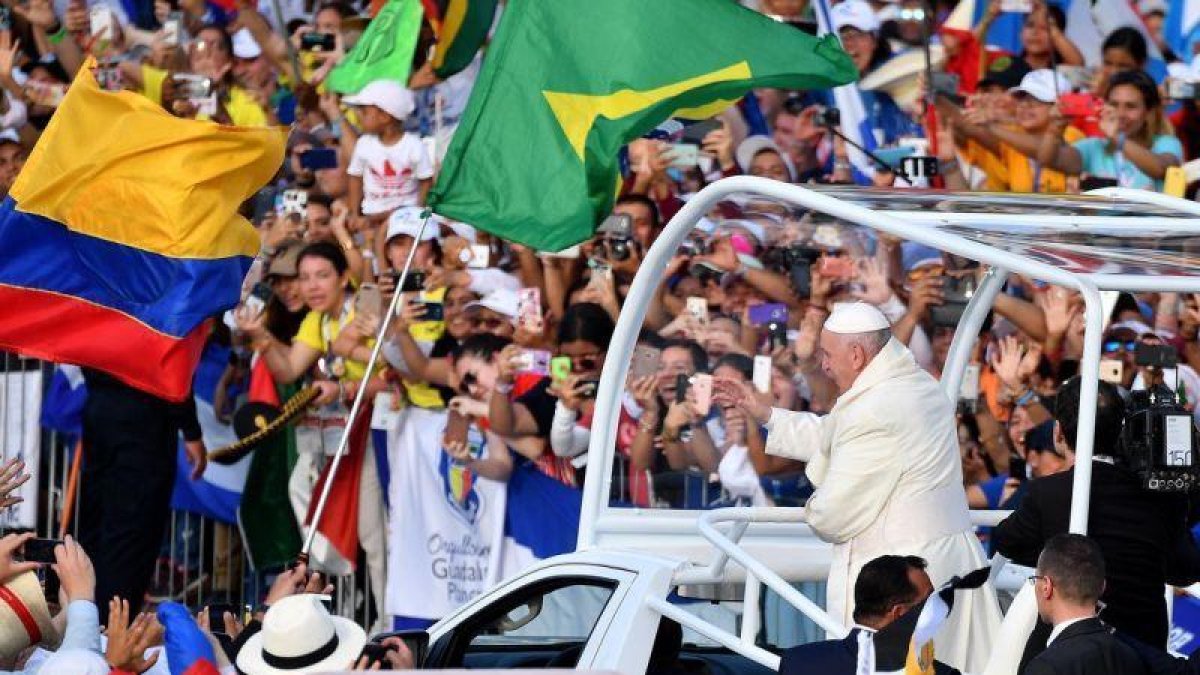 El papa Francisco en la Jornada Mundial de la Juventud JMJ en Ciudad de Panama.-EFE Ettore Ferrari / EPA/ANSA