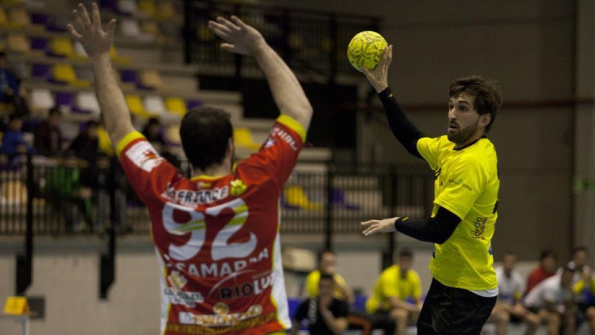 El equipo soriano lograba la primera victoria de la temporada lejos del pabellón de San Andrés.-Diego Mayor