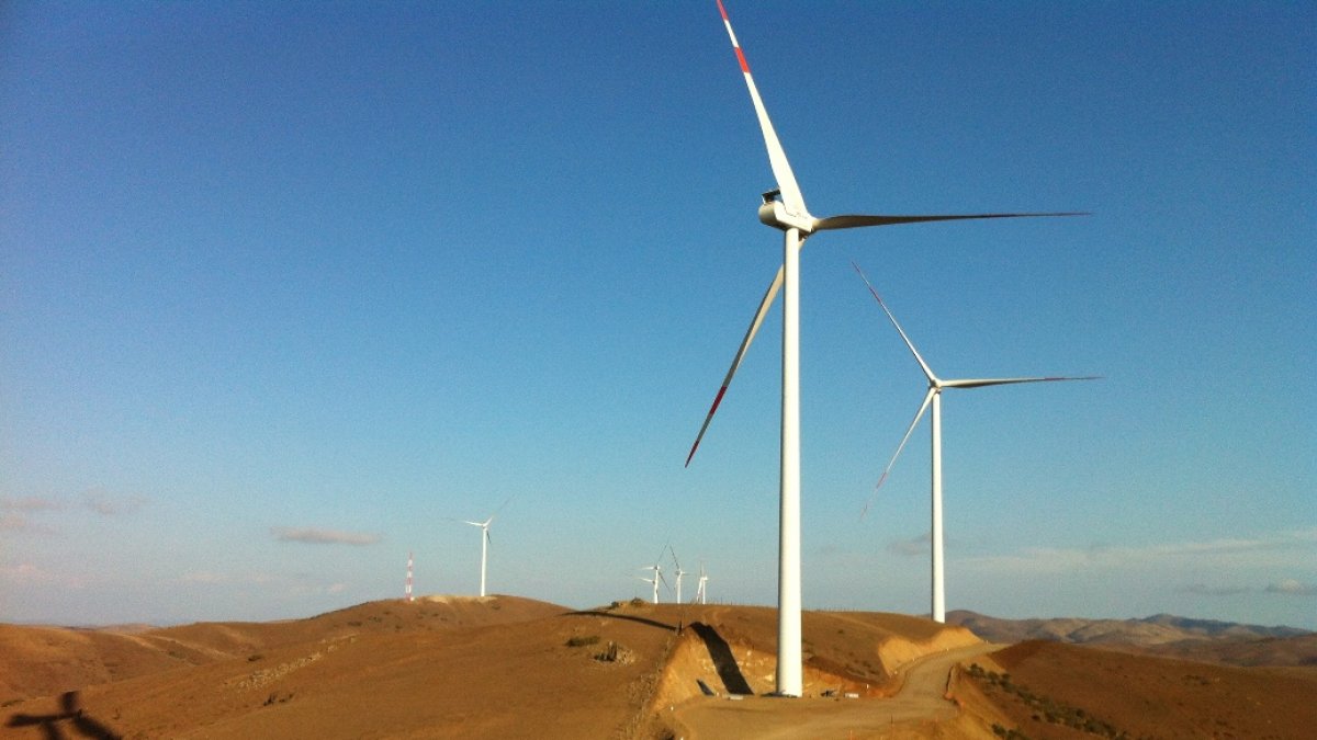 Parque eólico en Chile, una de las construcciones de GES. -GES