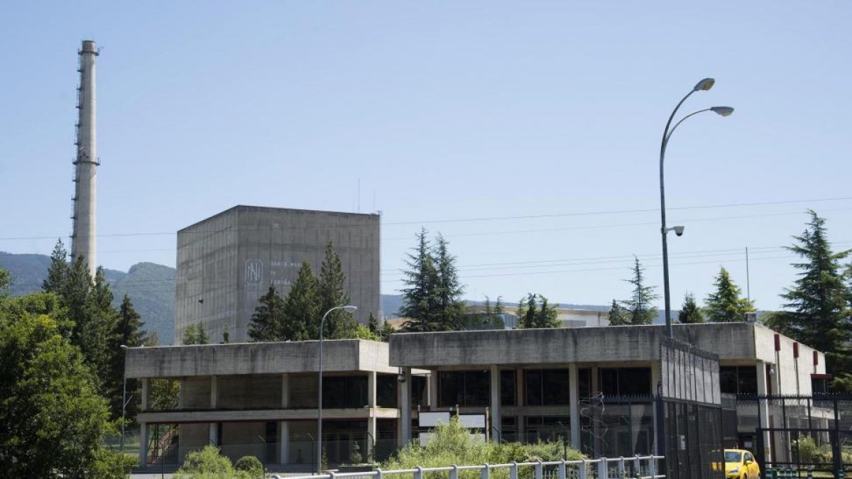 Imagen de la central nuclear de Santa María de Garoña, en Burgos.-ICAL