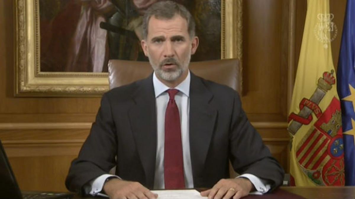 Felipe VI, en su intervención-