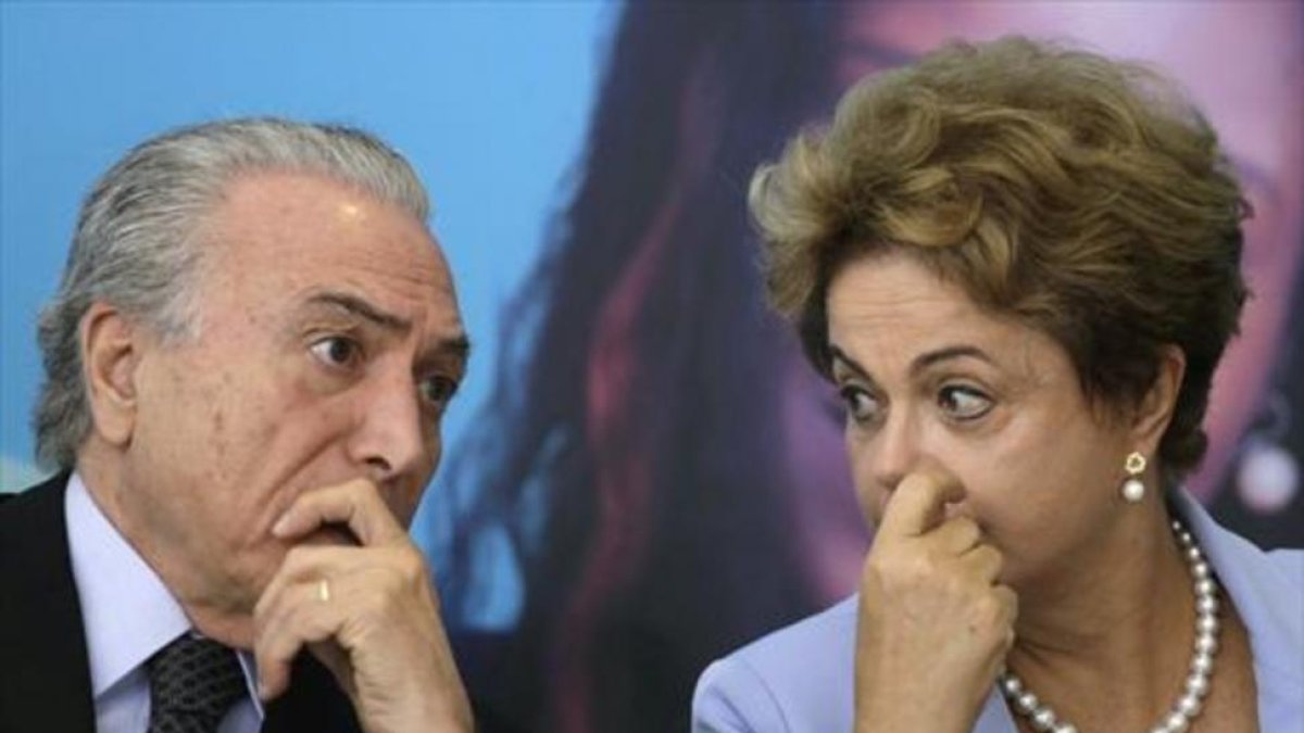 Michel Temer y Dilma Rousseff, en una imagen de agosto pasado.-EFE / FERNANDO BIZERRA JR.