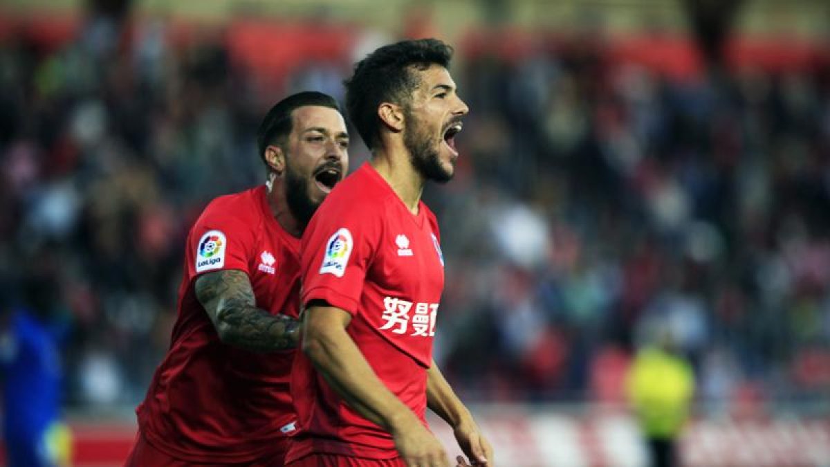 Curro es una de las referencias importantes del Numancia en su juego ofensivo.-Mario Tejedor