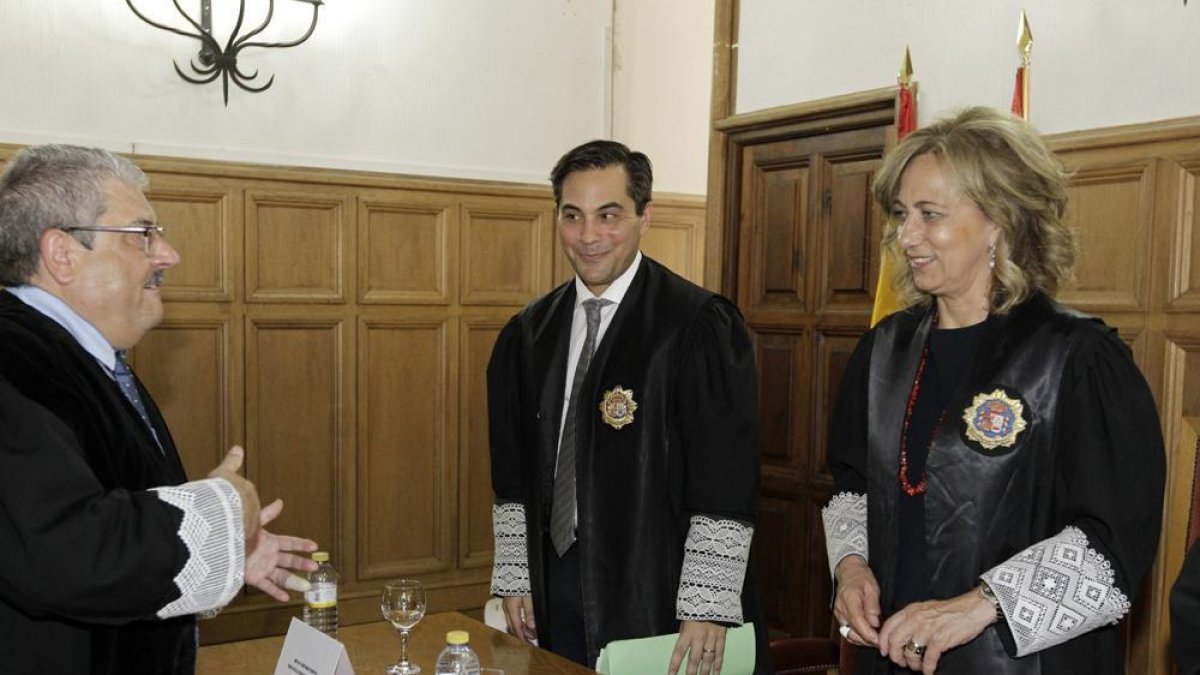 El nuevo fiscal jefe de Soria en su toma de posesión-Luis Ángel Tejedor