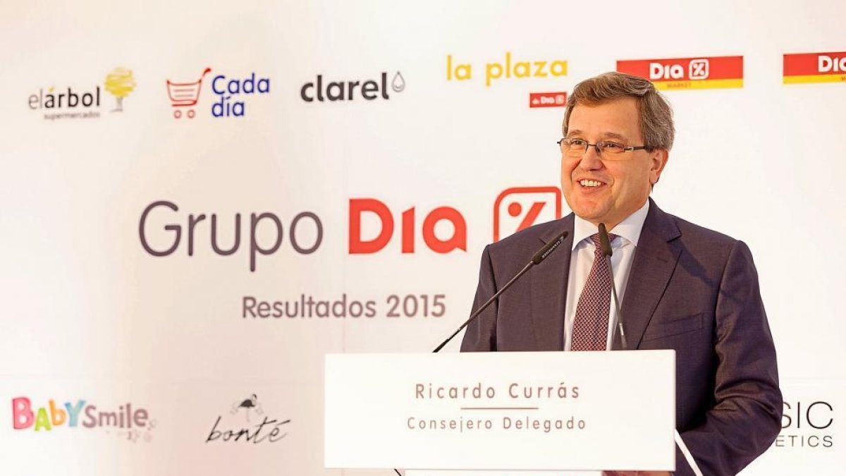 Ricardo Currás, en la comparecencia.-E. M.
