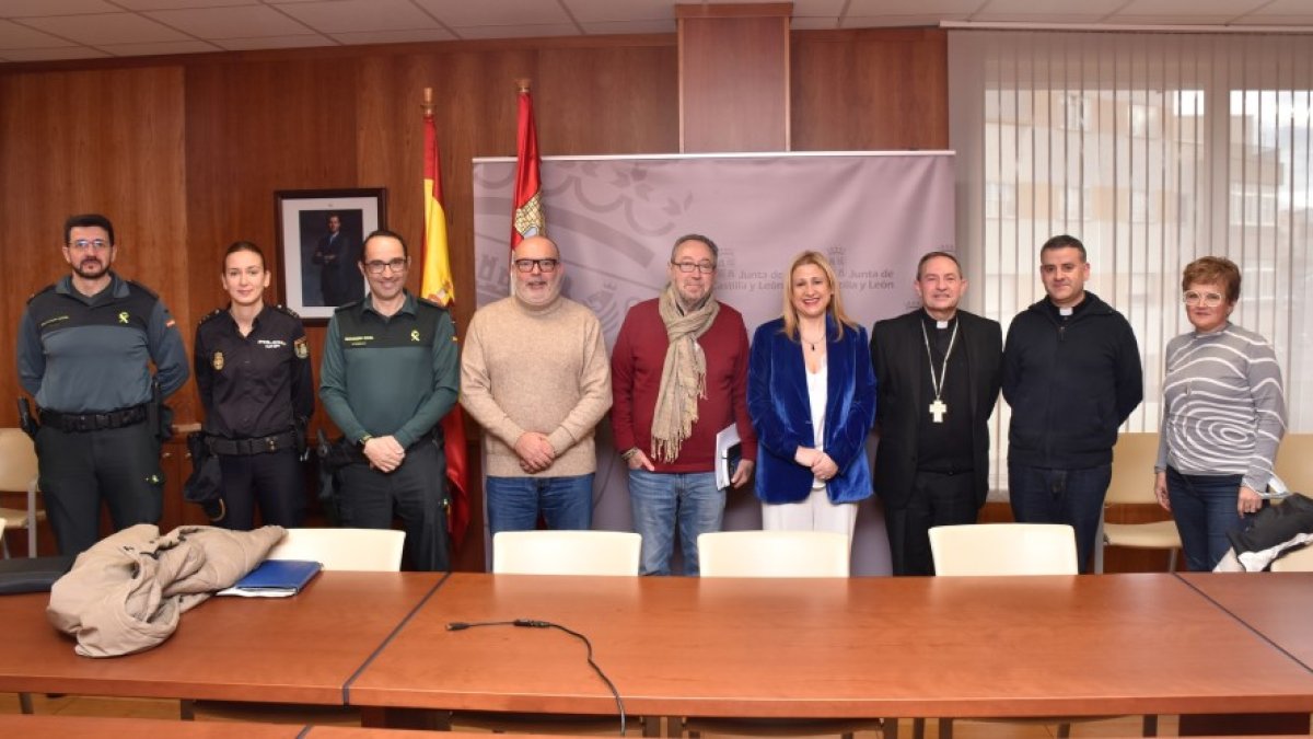 Participantes en el Comité Territorial de Seguridad. HDS