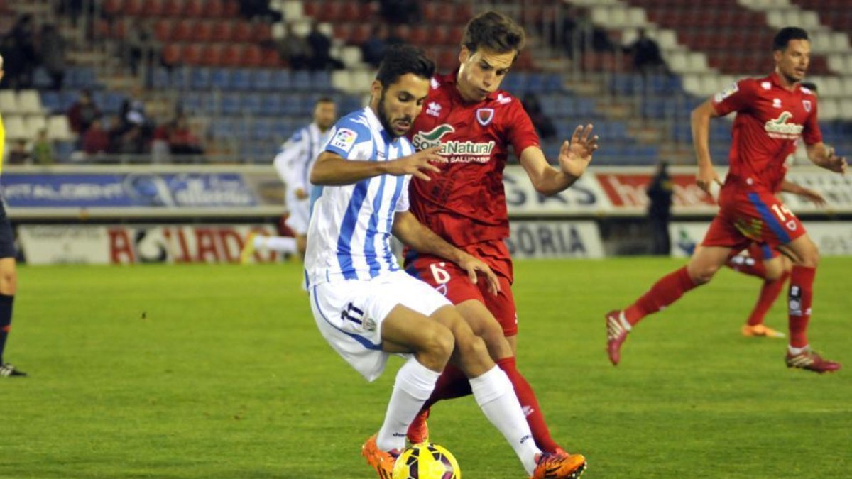Numancia y Leganés empataron la temporada pasada a un gol.-DIEGO MAYOR