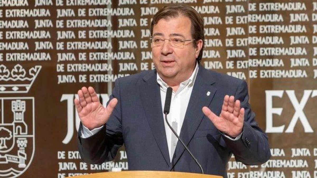 El presidente de la Junta de Extremadura, Guillermo Fernández Vara.-JERO MORALES (EFE)
