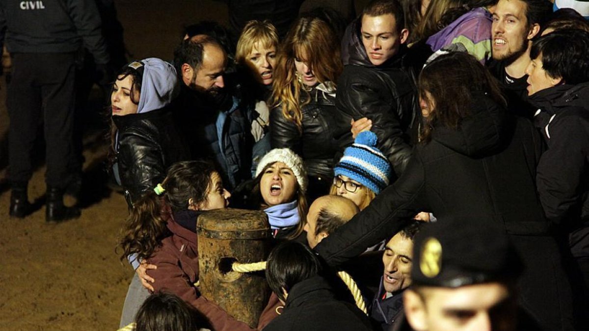 Los antitaurinos boicotearon la celebración del Toro Jubilo el año pasado.-D.M.