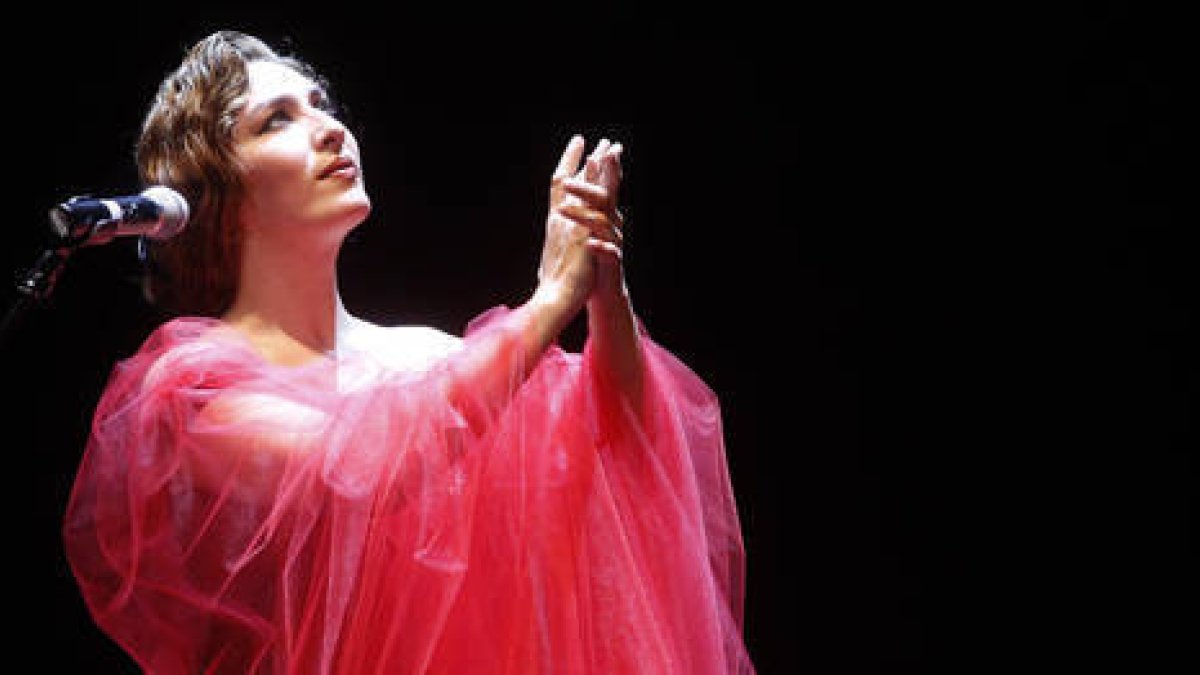 La artista granadina Estrella Morente actuará en Soria el 14 de septiembre. -