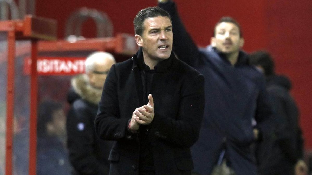 Luis Carrión quiere un Numancia atrevido para minimizar al Girona.-Mario Tejedor