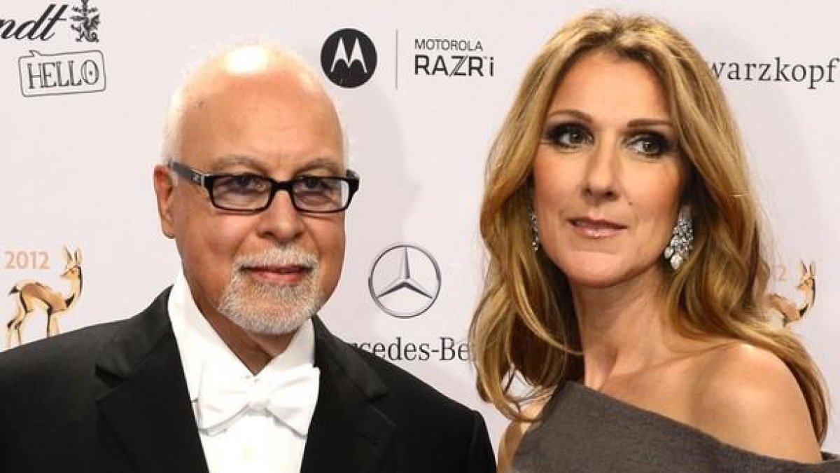 René Angelil y Céline Dion, en noviembre del 2012.-AFP / JOHN MACDOUGALL