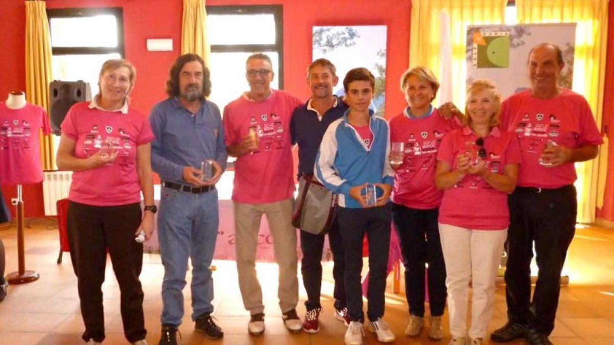 Los mejores clasificados en el torneo celebrado en Pedrajas.-H.D.S.