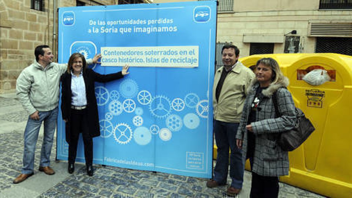 Marimar Angulo presentó su idea número 7 acompañada de varios miembros de su equipo. / V.G.-