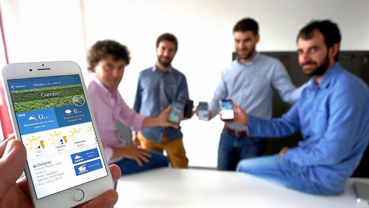 La aplicación ‘Osiris’ destinada a mejorar el trabajo de los agricultores.-ICAL