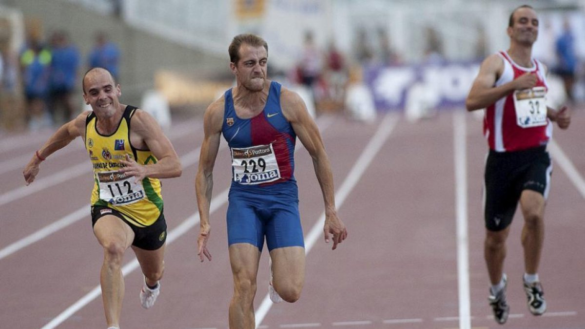Ángel David Rodríguez, ‘El Pájaro’, en plena carrera.-El Mundo