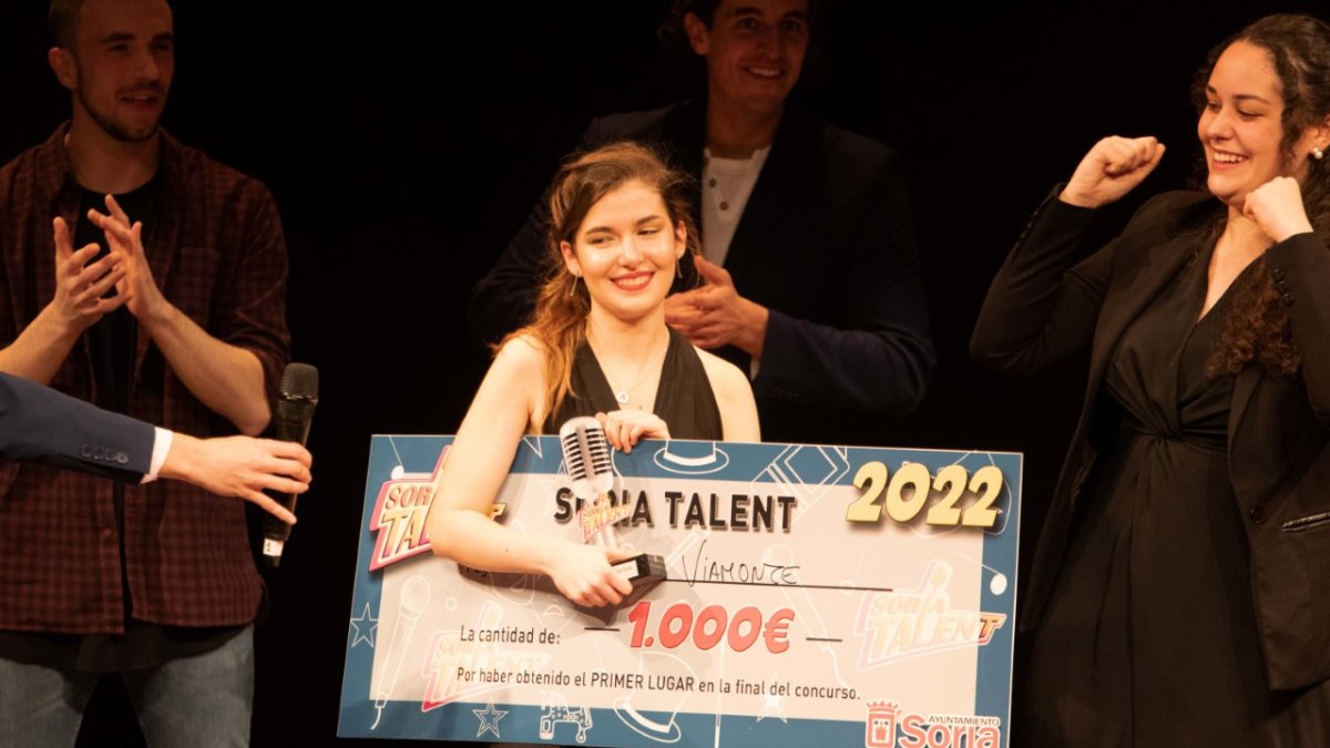 Ángela Viamonte, ganadora del Soria Talent. HDS