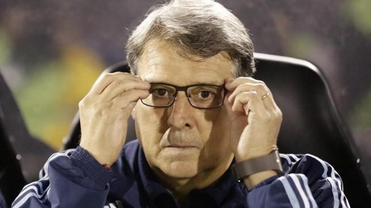 Gerardo Martino.-AP / JORGE SAENZ