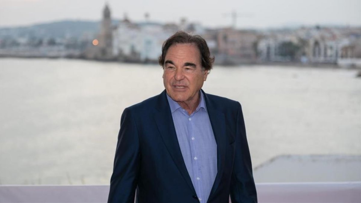 El director Oliver Stone en el Festival de Cinema Fantàstic de Sitges, en el 2015.-PAU MARTÍ