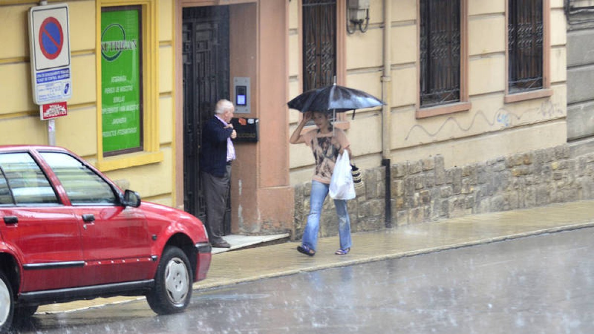 Precipitaciones registradas en Soria en el pasado mes de julio. / ÁLVARO MARTÍNEZ-