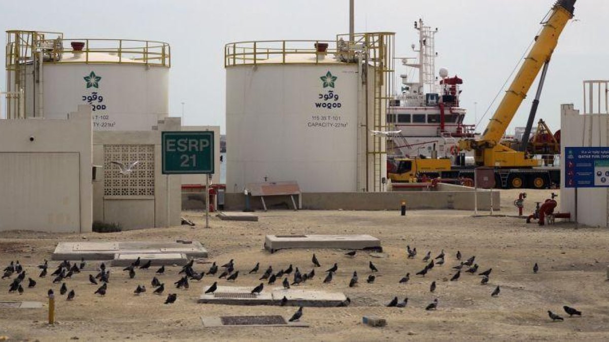 Planta de gas natural licuado cerca de Doha (Catar).-AFP