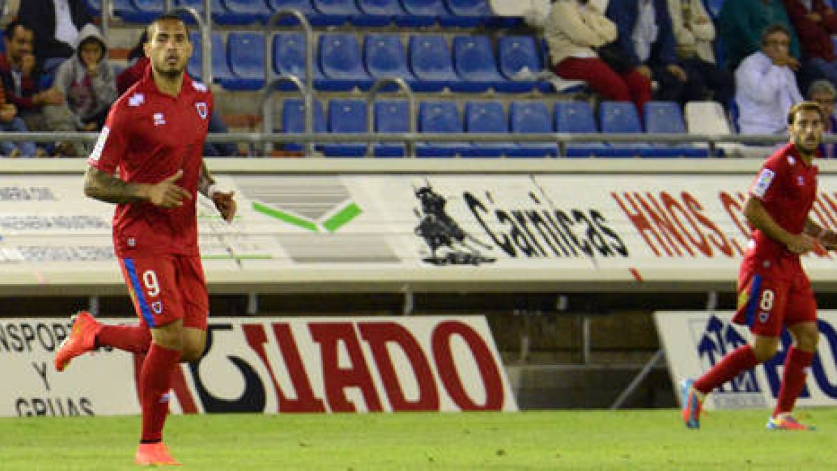 El delantero uruguayo Braian Rodríguez. / ÁLVARO MARTÍNEZ-