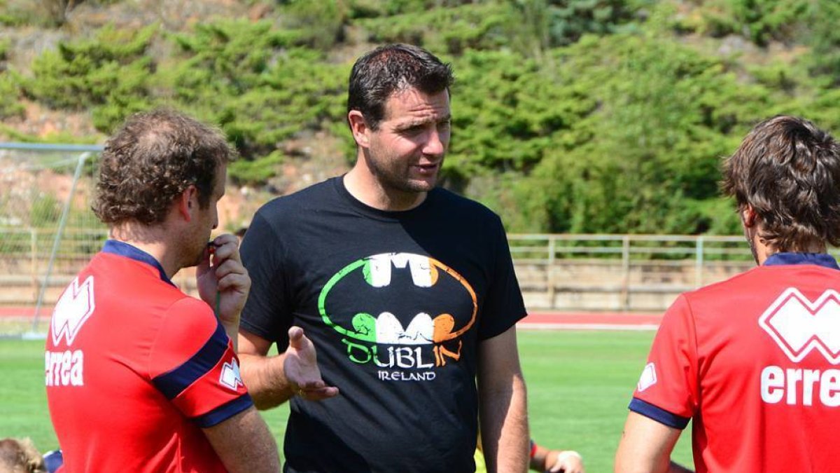 El director deportivo del Numancia, César Palacios.-ÁLVARO MARTÍNEZ