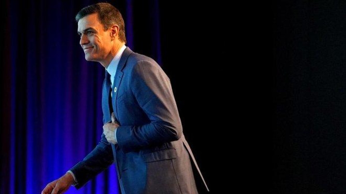 El presidente del Gobierno, Pedro Sánchez.-JOSÉ LUIS ROCA