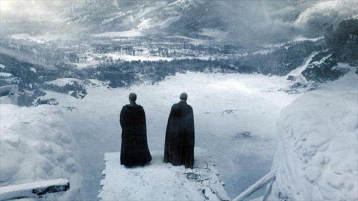 Paisaje helado desde el Muro, en una secuencia de 'Juego de Tronos'.-HBO