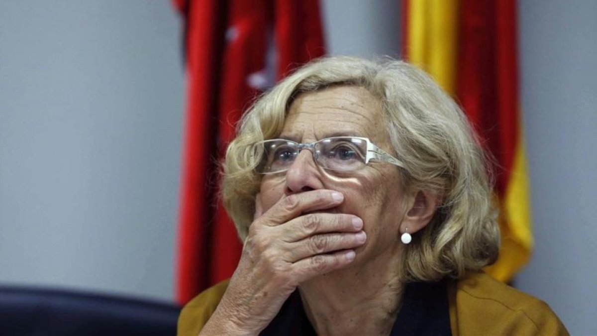 La alcaldesa de Madrid, Manuela Carmena.-JUAN CARLOS HIDALGO