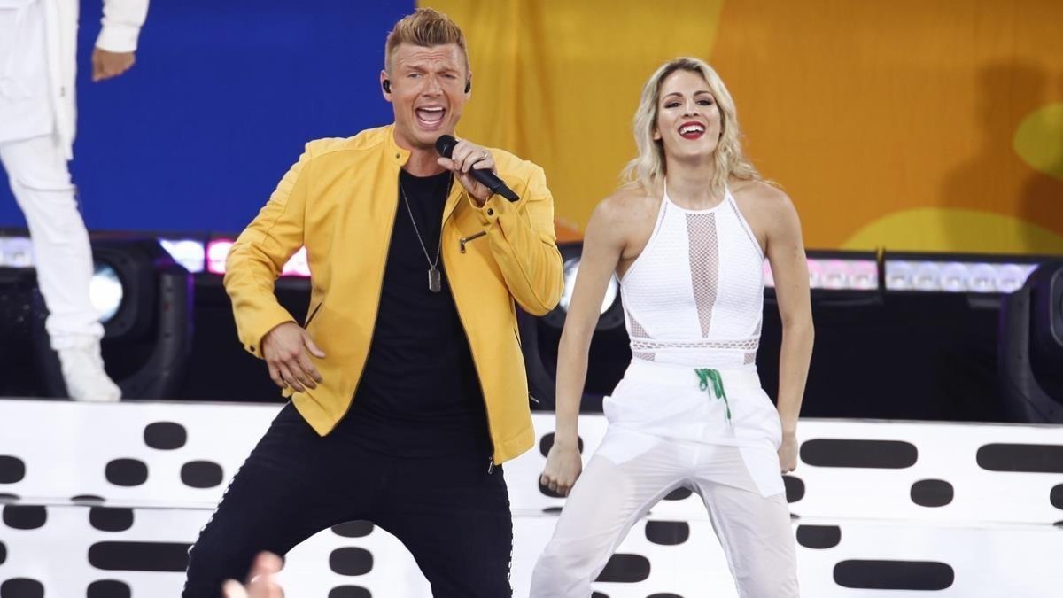 Nick Carter, el pasado 13 de julio en una actuación para la ABC en Nueva York-ANDY KROPA