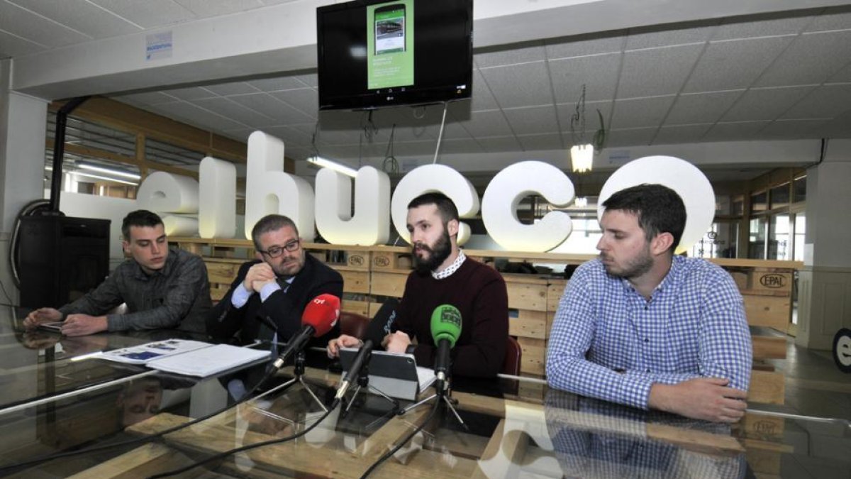 De izquierda a derecha, Víctor Morga, Javier Gracia, Ian Ortega y Miguel Casanueva.-VALENTÍN GUISANDE