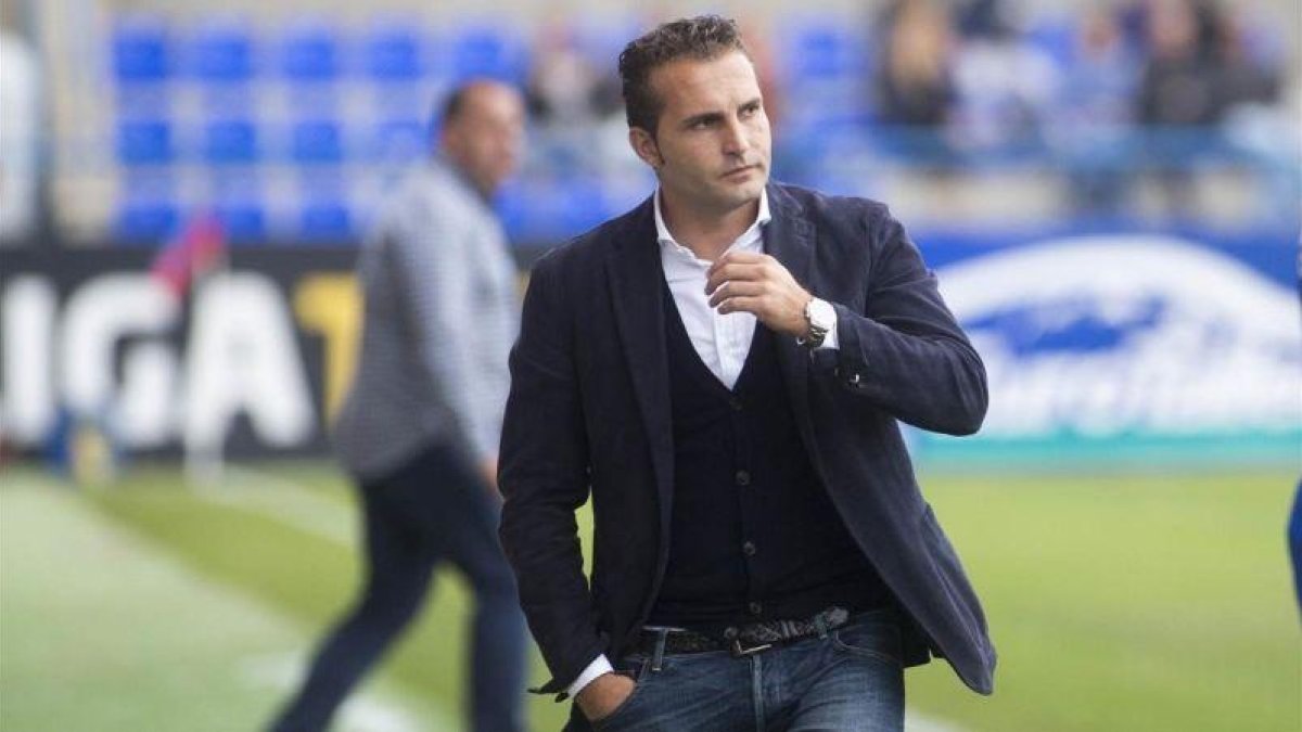 Rubén Baraja, destituido del Sporting.-EL PERIÓDICO