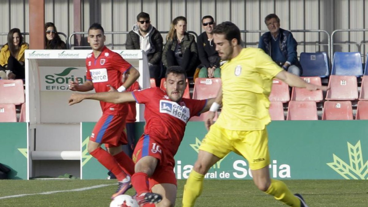 El Numancia B juega hoy en Soria.-Luis Ángel Tejedor